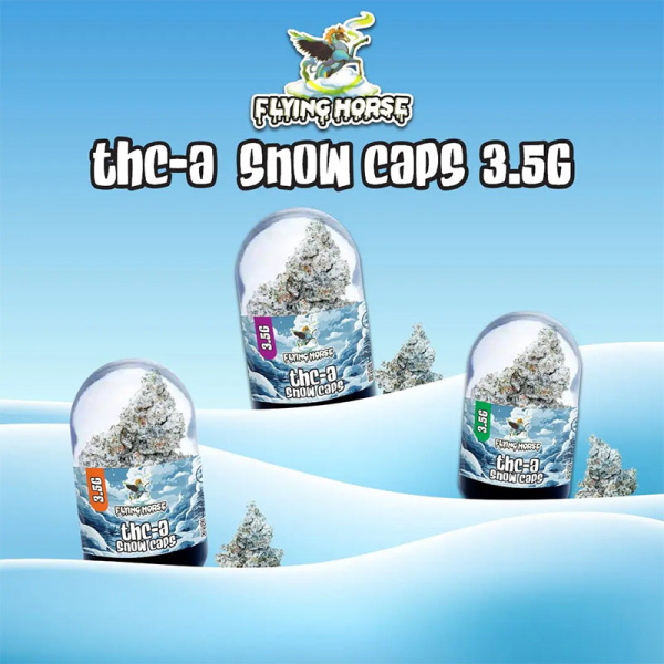 FLYING HORSE THC-A SNOW CAPS HERB FLOWER 3.5GM/6CT/JAR