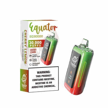 EQUATOR EQ30000 TRIPLE TANK & ANIMATED SCREEN DISPOSABLE VAPE 5CT/DISPLAY