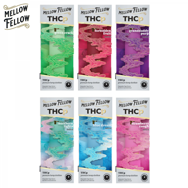 MELLOW FELLOW THC-P DISPOSABLE VAPE 0.5GM/6CT/PK