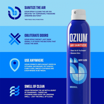 OZIUM AIR SANITIZER SPRAY 0.8OZ/6CT/PK