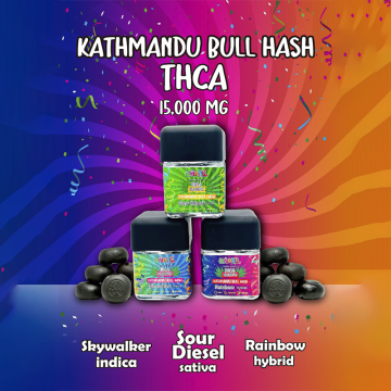 SHAKE KATHMANDU BULL HASH THC-A DABS 15000MG/JAR