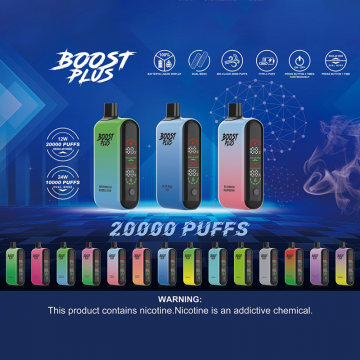 BOOST PLUS 20000 PUFFS DISPOSABLE VAPE 5CT/DISPLAY