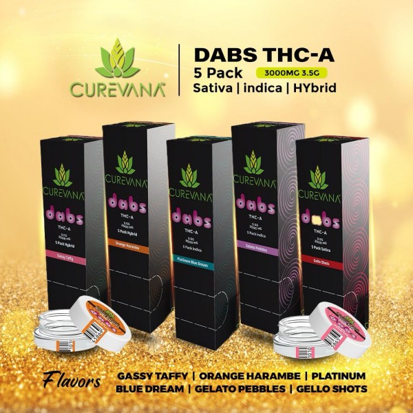 CUREVANA PREMIUM THC-A DABS 3.5MG/5CT/PK