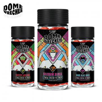 HIXOTIC DOME WRECKER D9 + THC-P + THC-A GUMMIES 11000MG/21CT/JAR