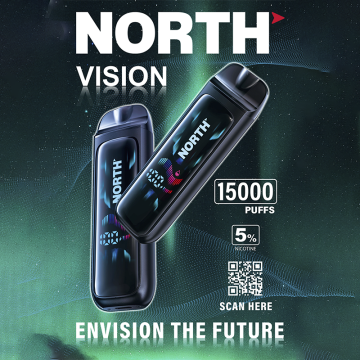 NORTH VISION 15000 PUFFS DISPOSABLE VAPE 5CT/DISPLAY