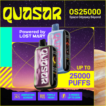 QUASAR POWERED BY LOST MARY OS25000 DISPOSABLE VAPE 5CT/DISPLAY