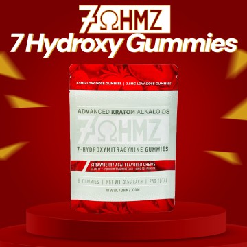 7ΩHMZ 7-HYDROXYMITRAGYNINE KRATOM GUMMIES 3.5MG/8CT/10PK