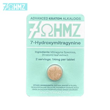 7ΩHMZ 7-HYDROXYMITRAGYNINE KRATOM TABLETS 1CT/14MG/20PK