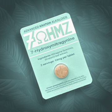 7ΩHMZ 7-HYDROXYMITRAGYNINE KRATOM TABLETS 1CT/14MG/20PK