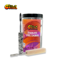 GLIIZY STAINLESS STEEL CLAY CALCITE DESIGN DAB TOOL 12CT/JAR