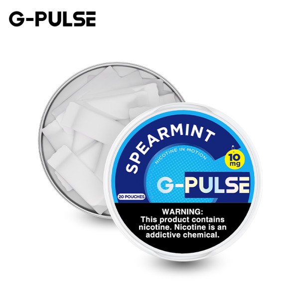 G-PULSE 6MG / 10MG / 15MG NICOTINE POUCHES 20CT/5PK