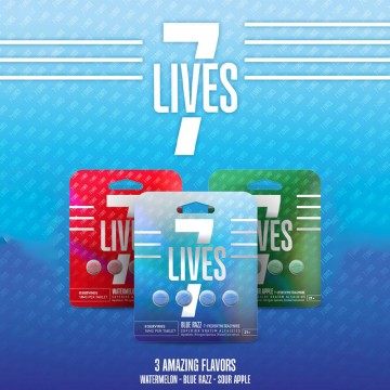 7 LIVES 7-HYDROXYMITRAGYNINE KRATOM TABLETS 18MG/4CT/12PK