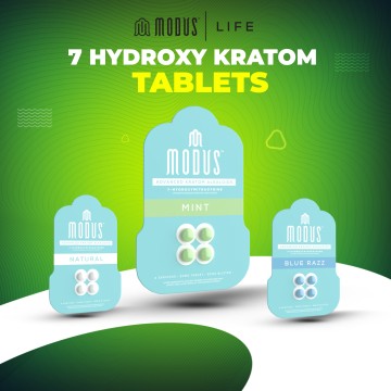 MODUS 7 HYDROXY KRATOM CAPSULES 20MG/4CT/10PK