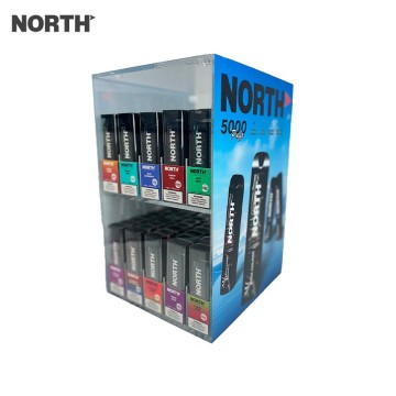 NORTH 5000 PUFFS DISPOSABLE VAPE ASSORTED FLAVORS DISPLAY PACK 100CT/DISPLAY