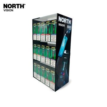 NORTH VISION 15000 PUFFS DISPOSABLE VAPE DISPLAY PACK 75CT/DISPLAY - ASSORTED FLAVORS