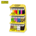 CLIPPER 3-TIER LIGHTERS 144CT/ASSORTED DISPLAY