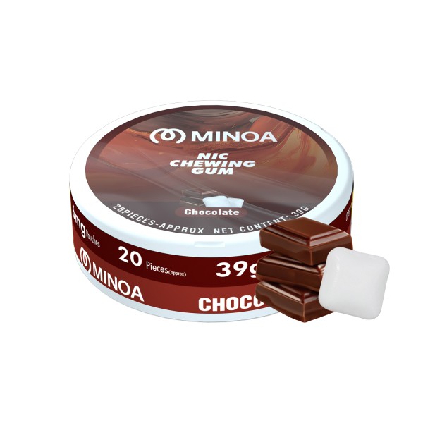 MINOA 6MG NICOTINE CHEWING GUM 20CT/5PK