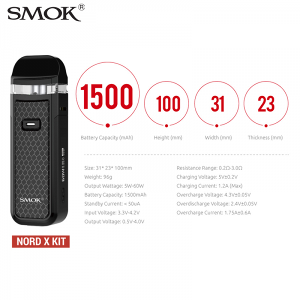 SMOK NORD X 1500mAh POD KIT