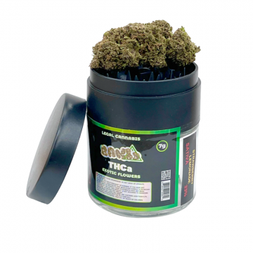 BAK8D THC-A HERB FLOWER W/GRINDER 7GM/JAR