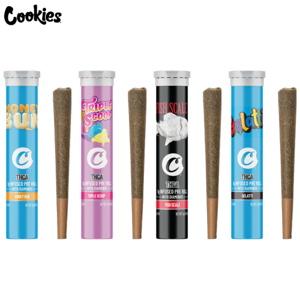 COOKIES THC-A INFUSED PRE ROLLS 1GM/20CT/PK