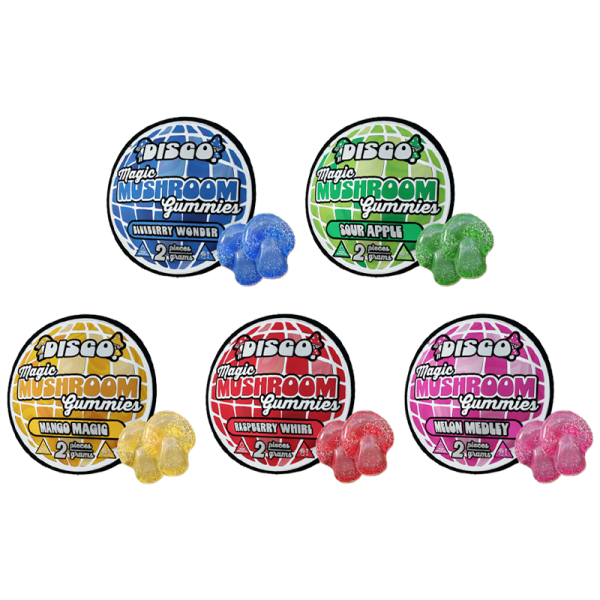 DISCO MAGIC MUSHROOM GUMMIES 2GM/2CT/20PK