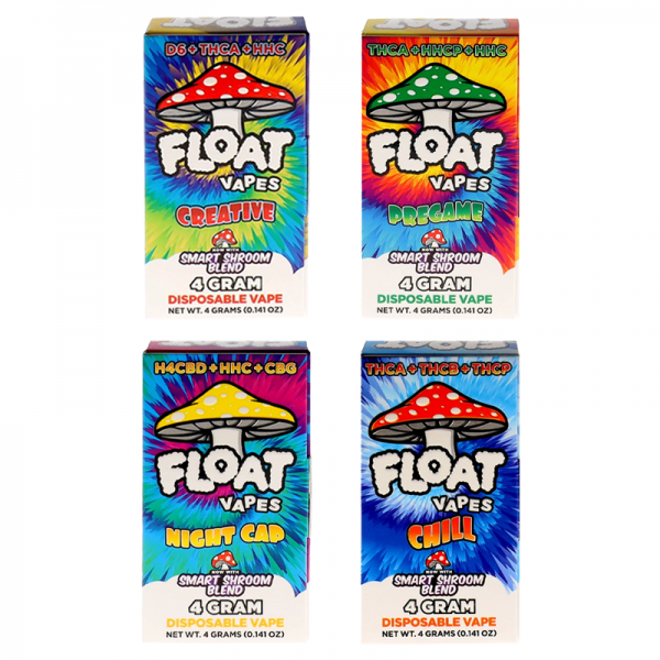 FLOAT SMART SHROOM BLEND DISPOSABLE VAPE 4GM/5CT/PK (CL)