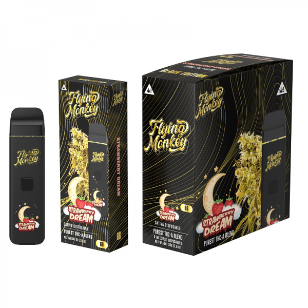 FLYING MONKEY PUREST BLACK EDITION THC-A DISPOSABLE VAPE 6GM/5CT/PK