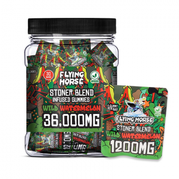 FLYING HORSE STONER BLEND INFUSED GUMMIES 36000MG/1PK/30CT