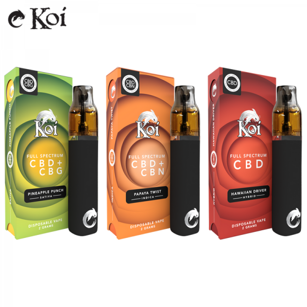 KOI CBD DISPOSABLE VAPE 2GM/10CT/PK