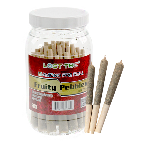 LOST THC 35 THC-A DIAMOND PRE ROLLS 2GM/30CT/JAR