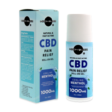 MOON BUZZ CBD PAIN RELIEF ROLL ON 3oz/1000MG - COOLING MENTHOL