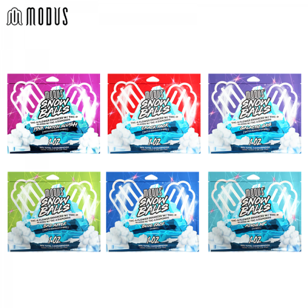 MODUS DIAMONDS SNOW BALLS THC-A + THC-P HERB FLOWER 1oz/PK (CL)