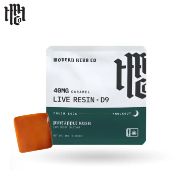 MODERN HERB CO D9 LIVE RESIN CARAMEL 40MG/1CT/24PK