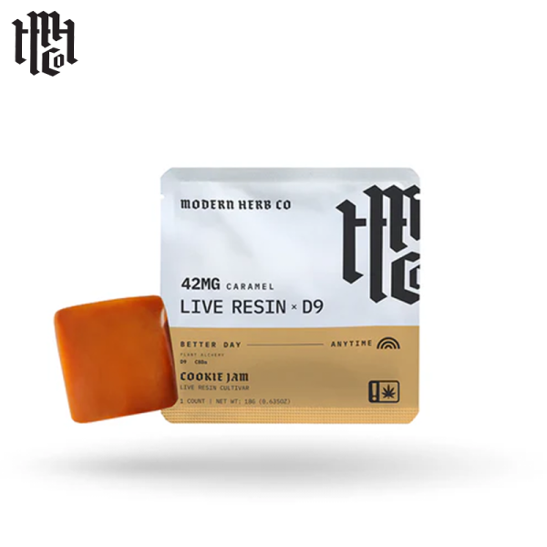 MODERN HERB CO D9 LIVE RESIN CARAMEL 42MG/1CT/24PK