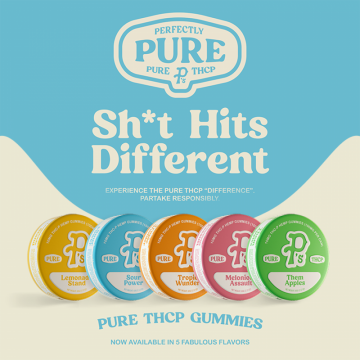 PERFECTLY PURE P'S THC-P HEMP GUMMIES 100MG/10CT/6PK