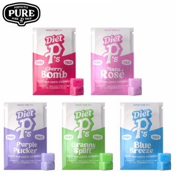 PERFECTLY PURE DIET P'S THC-P GUMMIES 5MG/2CT/30PK