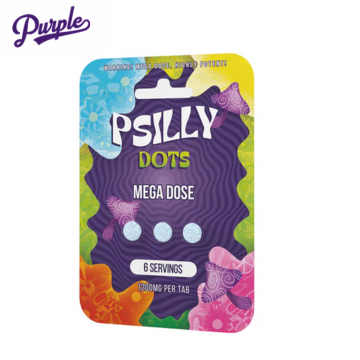 PURPLE SILLY DOTS MEGA DOSE CAPSULES 1200MG/10PK