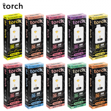 TORCH THC-A LIVE ROSIN DISPOSABLE VAPE 5GM/5CT/PK