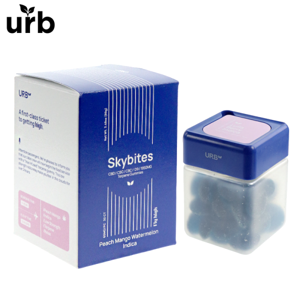 URB SKYBITES BOARDING D9 GUMMIES 65MG/30CT/6PK