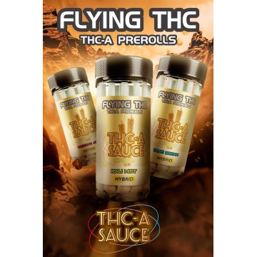 FLYING HORSE THC-A SAUCE 52% PRE ROLLS 2GM/10CT/JAR