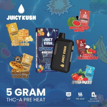 JUICY KUSH LIQUID DIAMONDS THC-A DISPOSABLE VAPE 5GM/5CT/PK