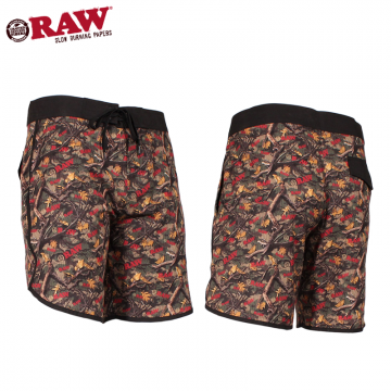 RAW BRAZIL CAMO BOARD SHORTS