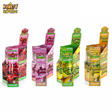 JUICY TERP ENHANCED HEMP WRAPS 2CT/25PK