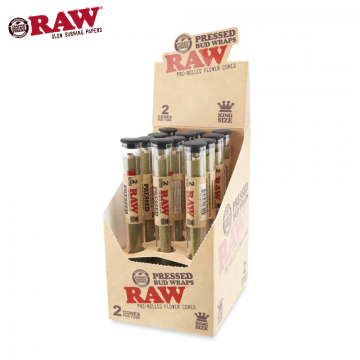 RAW PRESSED BUD WRAPS PRE-ROLLED FLOWER CONE