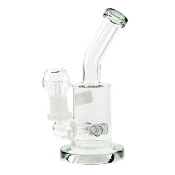 6 IN GEAR PERCOLATOR BENT NECK MINI GLASS WATER PIPE