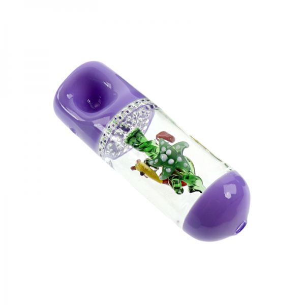 4.5 IN APEX GLASS HAND PIPE 6CT/ASSORTED DISPLAY