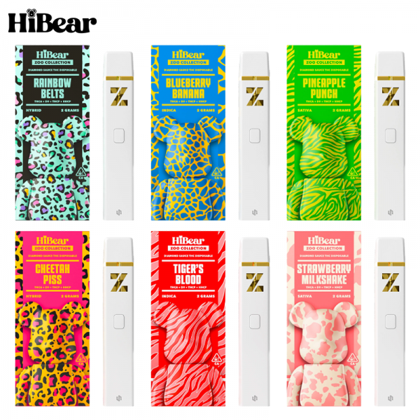 HI BEAR ZOO COLLECTION DIAMOND SAUCE DISPOSABLE VAPE 2GM/5CT/PK