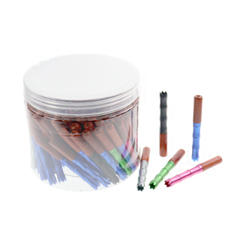 IDGAF STRAIGHT METAL PIPE 120CT/ ASSORTED COLOR JAR 