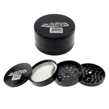 CRUSHER 4-PIECE 100MM METAL HERB GRINDER 