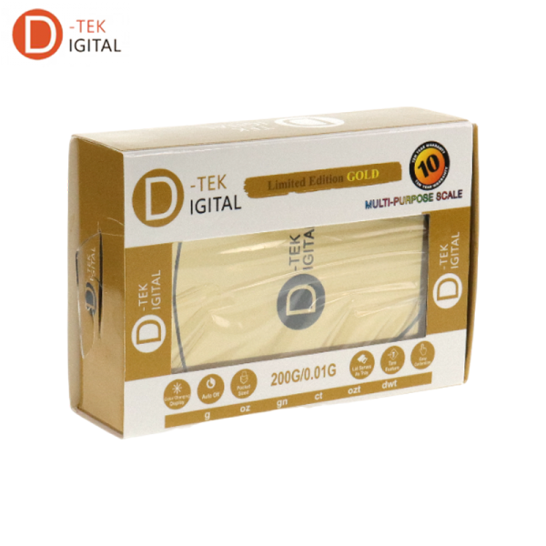 D-TEK DIGITAL DT-BC201 200 X 0.1G POCKET SCALE